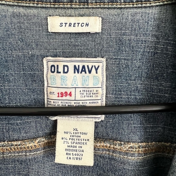Y2K Old Navy Jean Jacket XL juniors - Picture 4 of 4